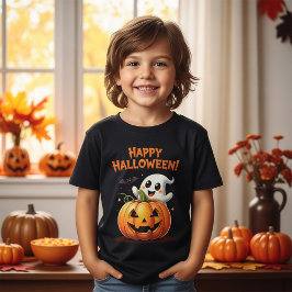 Spooky-Cute Halloween Tee för barn