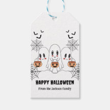 Spooky Cute Kawaii Tecknad Ghost Halloween fest