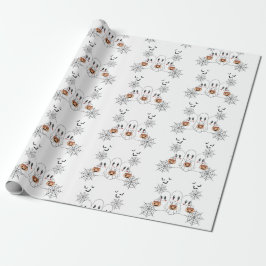 Spooky Cute Kawaii Tecknad Ghost Halloween fest Presentpapper