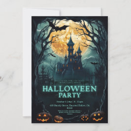 Spooky, Cute, match vibes Halloween-inbjudan Inbjudningar