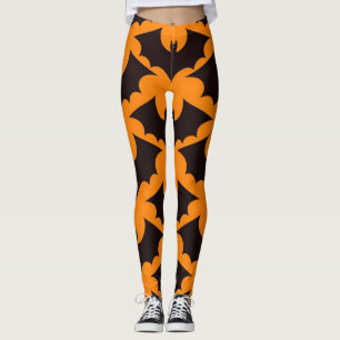 Spooky Cute och Festive Halloween från happy hallo Leggings