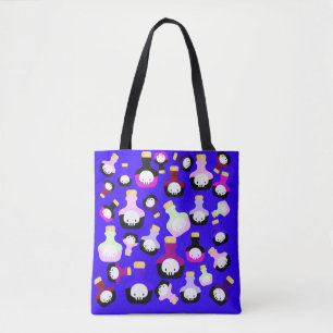 Spooky Cute-Plockan Din Poison Halloween Tote Tygkasse