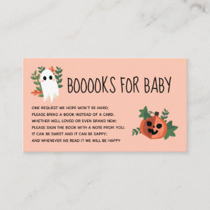 Spooky Cute Rosa Bokar för Baby Tilläggskort