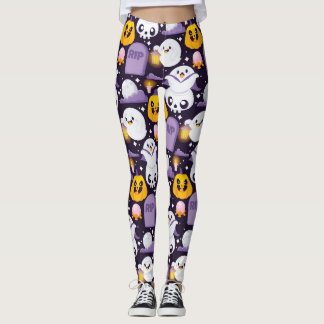 Spooky Cute Spöken Halloween Leggings