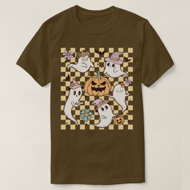 Spooky Cute Spöken T Shirt (Design framsida)