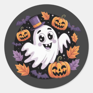 Spooky Cute Squad Stickers Runt Klistermärke