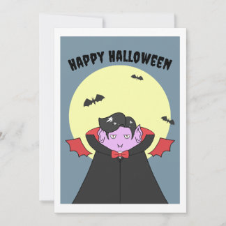 Spooky Cute Vampire Julkort