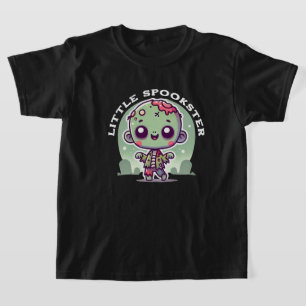 Spooky, Cute Zombie som går i kyrkogården, Hallowe T Shirt