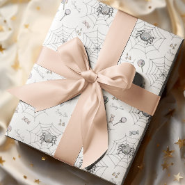 Spooky Cutie Baby Spider, Webben och Halloween Can Presentpapper