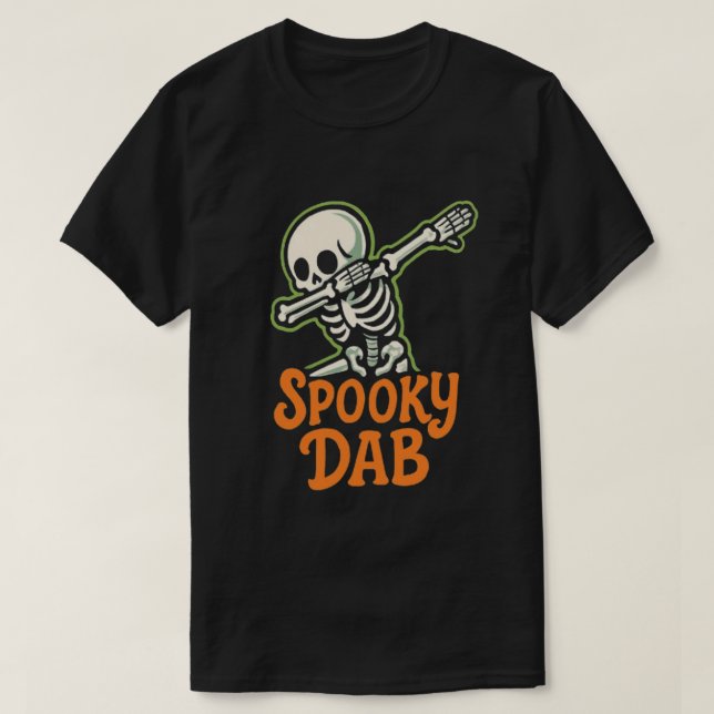 Spooky Dab Halloween T-Shirt (Design framsida)
