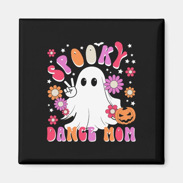 Spooky Dance Mamma Halloween Dancer Mamma Dancing  Magnet (Framsidan)