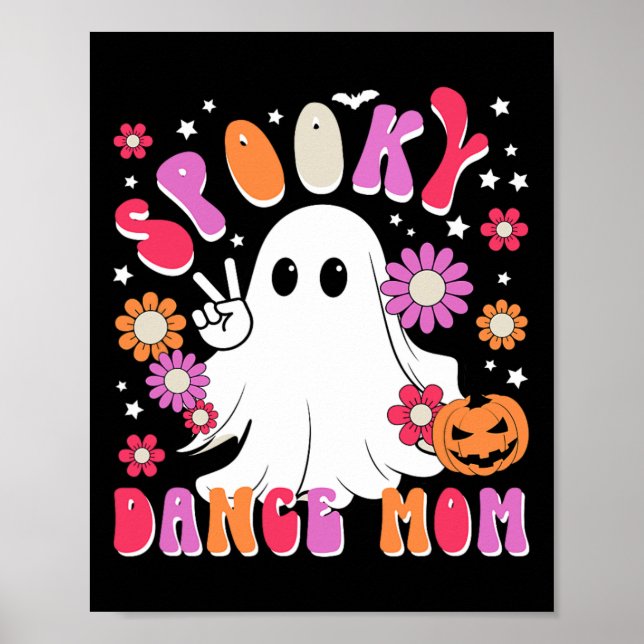 Spooky Dance Mamma Halloween Dancer Mamma Dancing  Poster (Framsidan)