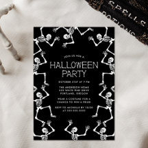 Spooky Dancing Skeletons Halloween fest