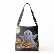 Spooky Delight: Ghokoste Halloween Roligt Tote