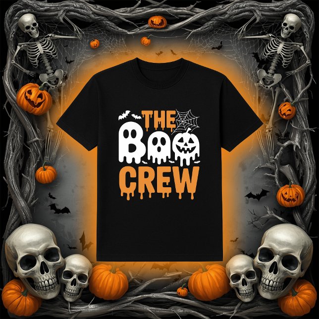 Spooky Dripping The Boo Crew Ghosts and Pumpkin Ha T Shirt (Skapare uppladdad)