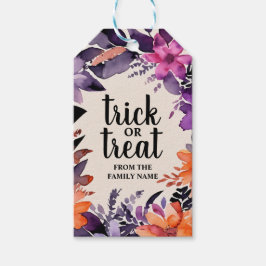 Spooky Elegance Halloween Blommigt Wand Collection Presentetikett
