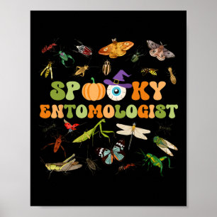 Spooky Entomology Collection Insekt Species Kryp H Poster