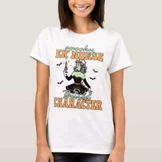 Spooky ER-sjuksköterskor halloween nattskift T Shirt