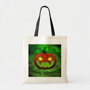 Spooky Evil Halloween Pumpkin Tygkasse