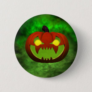 Spooky Evil HalloweenPumpkin Knapp