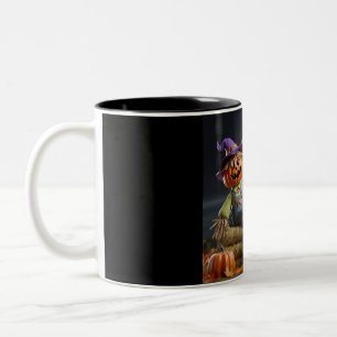 Spooky Fågelskrämma Halloween Mugg