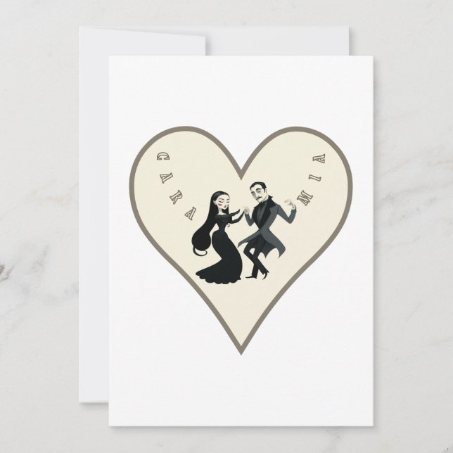 "Spooky family"-samling Inbjudningar (Framsida)