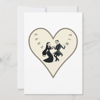 "Spooky family"-samling Inbjudningar