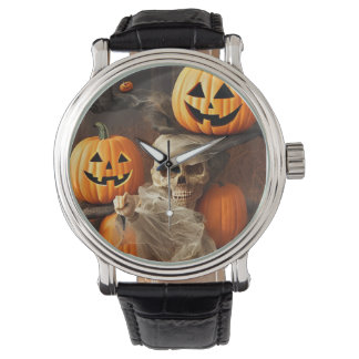 Spooky Fånig Halloween Watch for Man Armbandsur