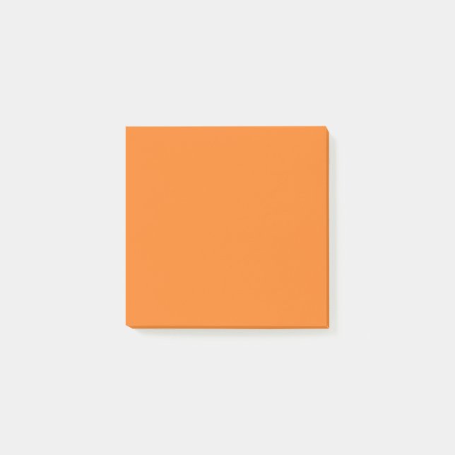 Spooky Färg - Orange Post-it Block (Framsida)