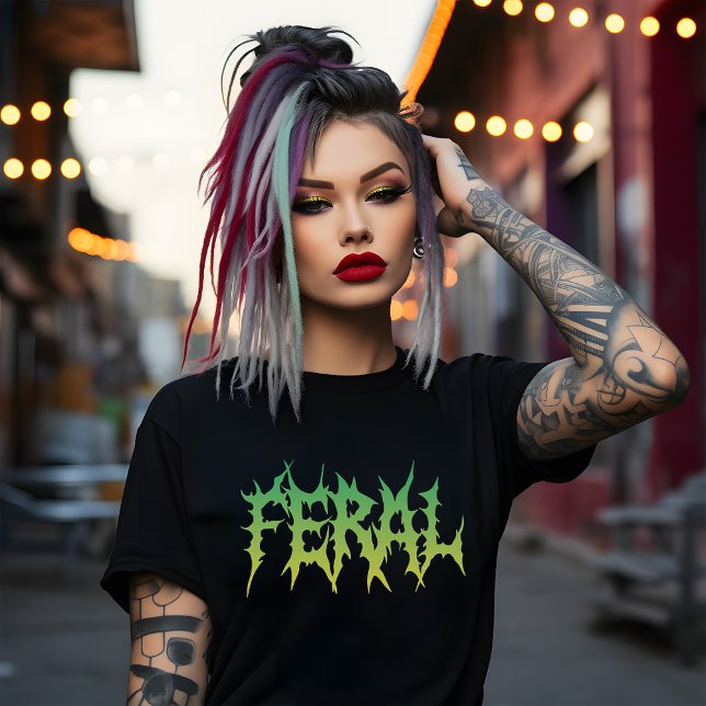 Spooky Feral T Shirt (Skapare uppladdad)