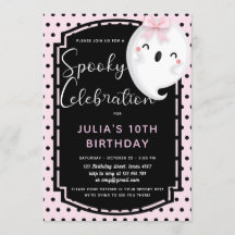 Spooky Firande Ghost Girl Birthday