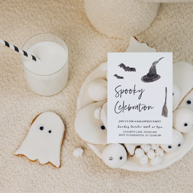 Spooky Firande | Inbjudan till Happy halloween (Skapare uppladdad)