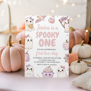 Spooky First Birthday Inbjudan