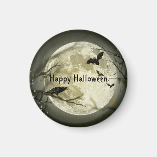 Spooky Fladdermöss Halloween Magnet