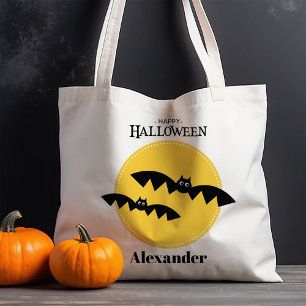 Spooky Fladdermöss Halloween Tygkasse