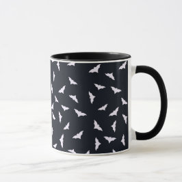 Spooky Fladdermus Black Halloween Mugg
