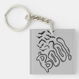 Spooky Fladdermus och Boo Halloween Design Design