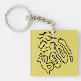 Spooky Fladdermus och Boo Halloween Design Design