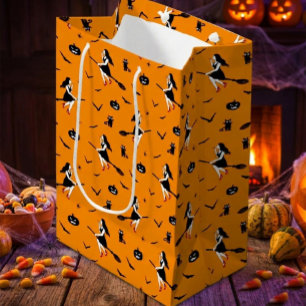 Spooky Flies Witch Halloween Hälsning