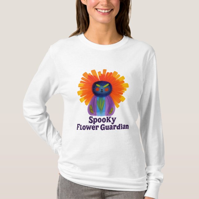 Spooky Flower Guardian T Shirt (Framsida)