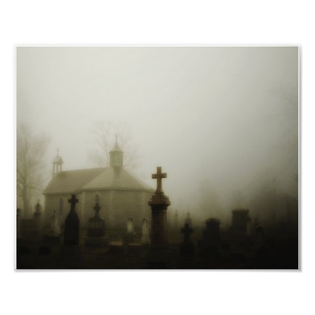 Spooky Fog Fototryck (Framsidan)
