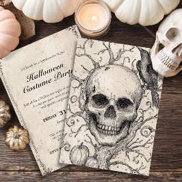 Spooky Forest Halloween Inbjudningar