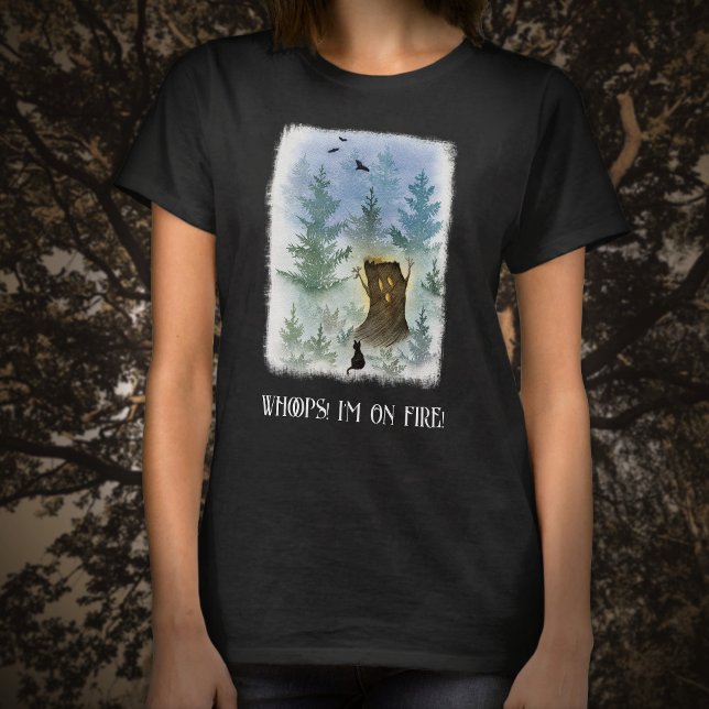 Spooky Forest Halloween T Shirt (Skapare uppladdad)