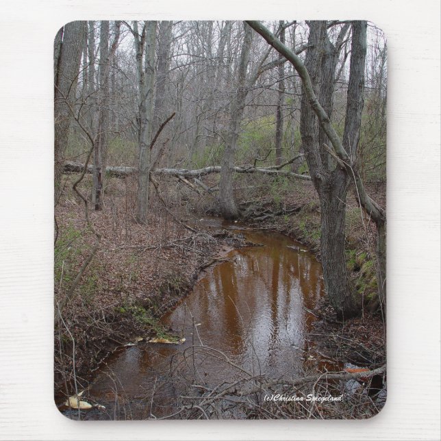 Spooky Forest stream Mousepad Musmatta (Framsidan)