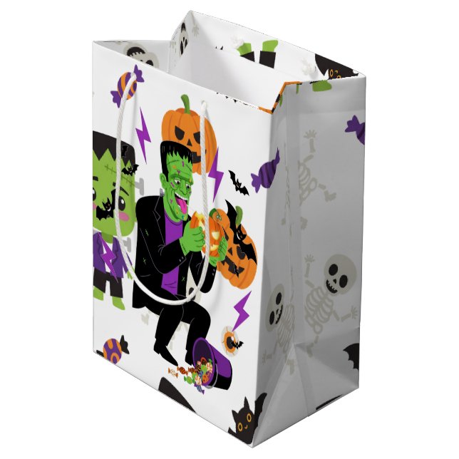 Spooky Frankenstein Monster Halloween Art (Baksidan Vinklad)