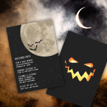 Spooky Full Moon Fladdermus Halloween Costume Part