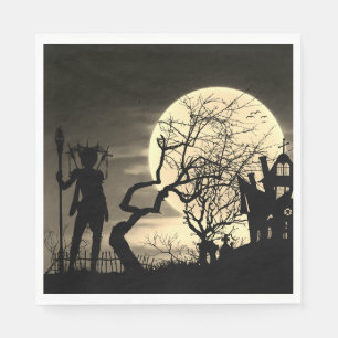 Spooky Full Moon Pappersservett