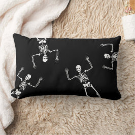 Spooky Funny Skeletons Halloween Lumbarkudde