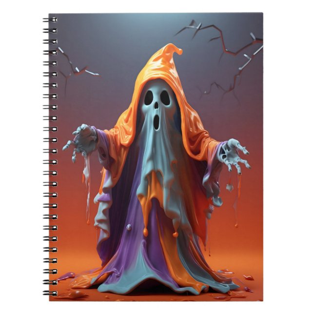 Spooky Ghost 3 Anteckningsbok (Framsidan)