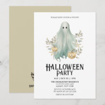 Spooky Ghost Costume Mint Halloween fest